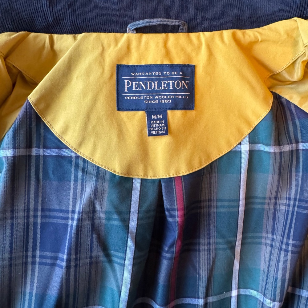 NWOT Pendleton Women's Yellow Hooded Outdoor Jacket - Picture 8 of 9